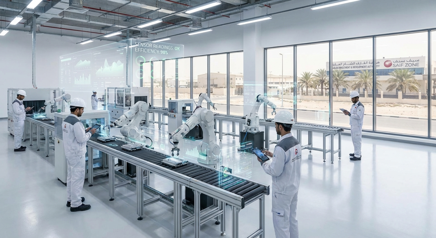 UAE manufacturing AI automation hero
