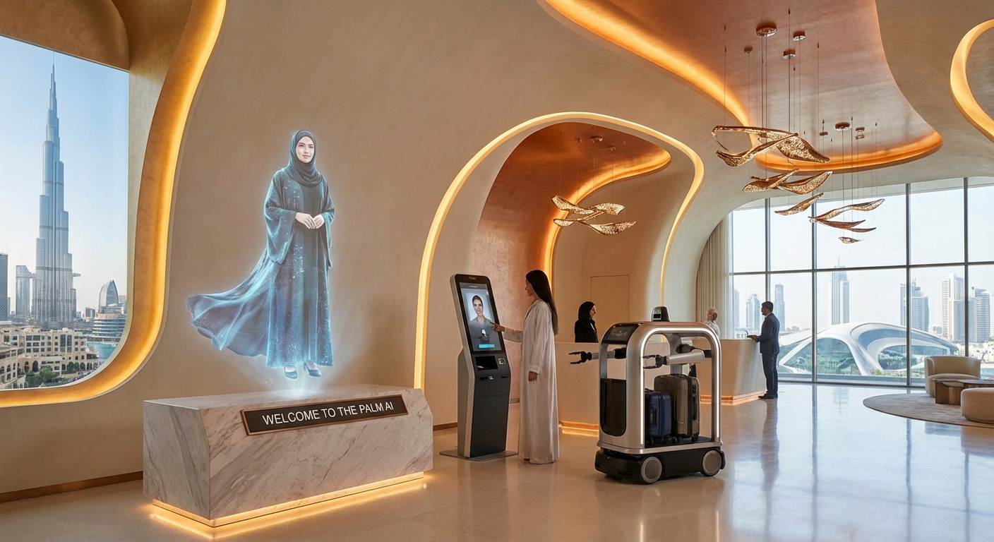 AI automation transforming guest experience in Dubai luxury hotels