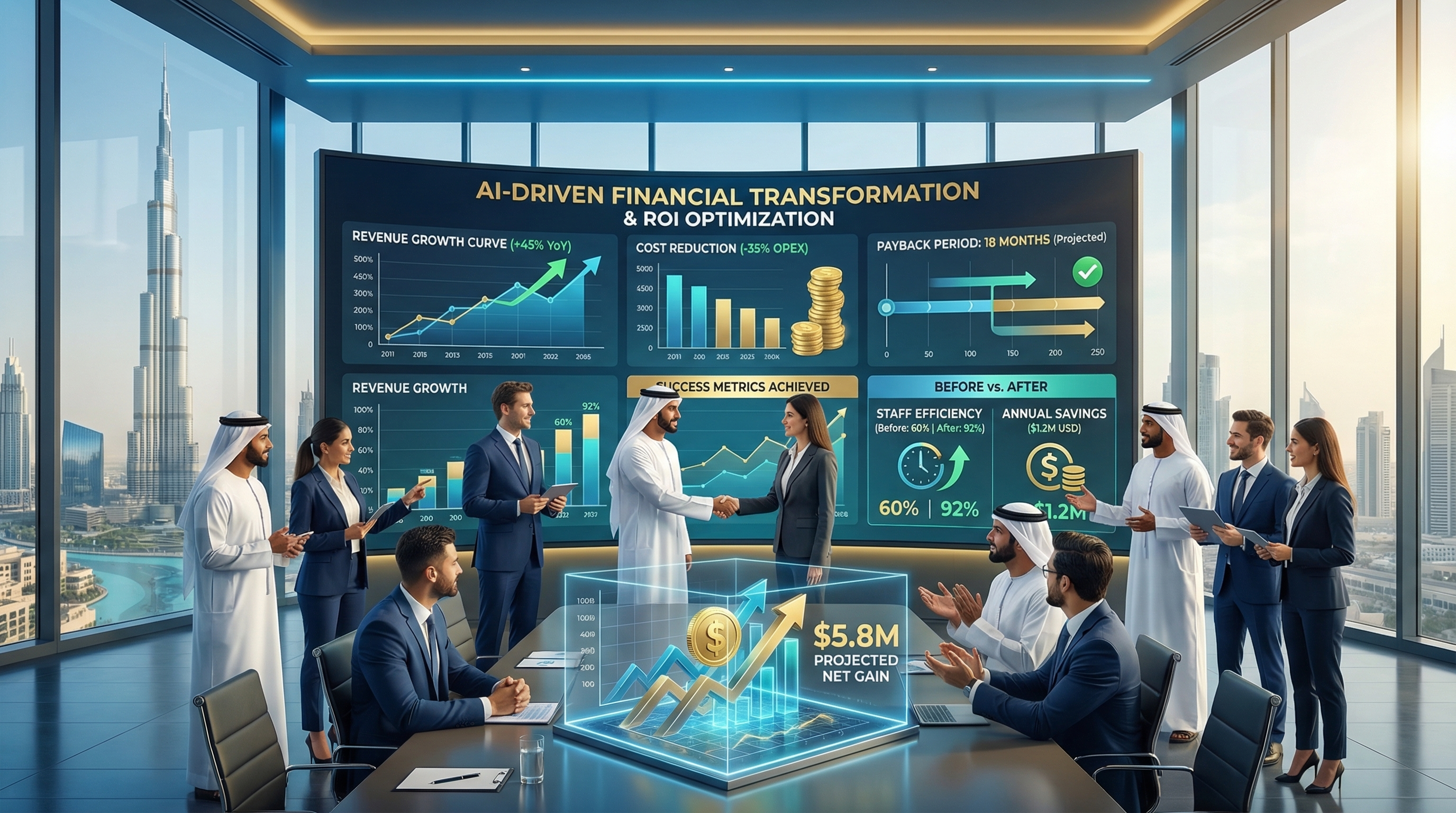 Real-world ROI metrics and case studies for AI automation deployments in Dubai and UAE businesses