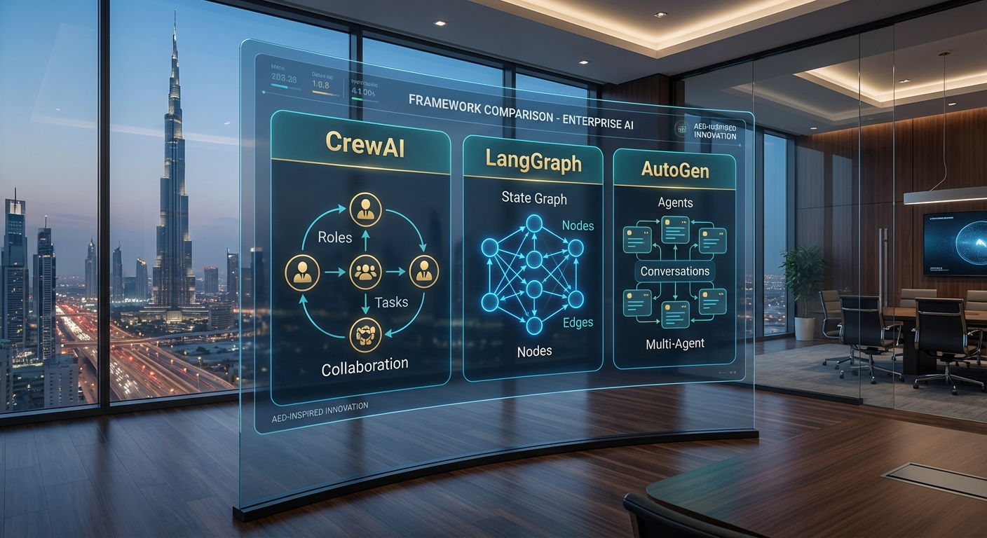Enterprise multi-agent AI framework comparison for Dubai businesses in 2026
